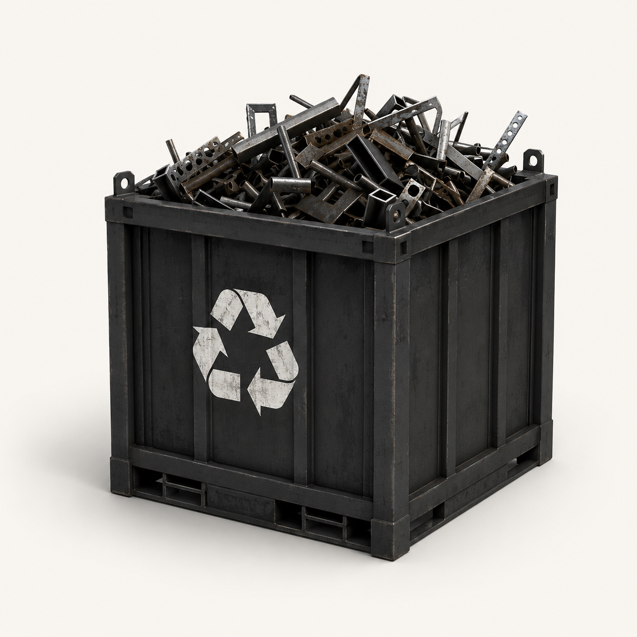Scrap recovery bin